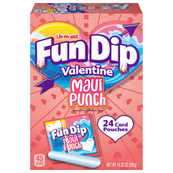 Fun Dip Valentine's Maui Punch 10.32 Ounce 24 Pouches