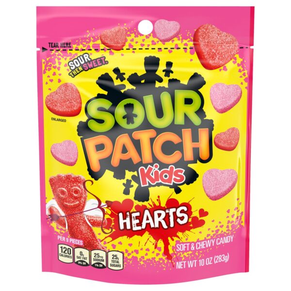 Sour Patch Kids Valentine Hearts SUB 10oz Each