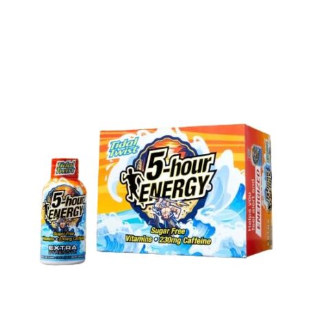 5-Hour ENERGY Shots Extra Strength, Tidal Twist - 1.93 oz. 24 Count