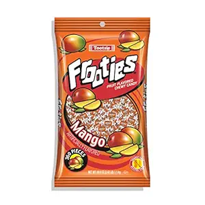 Tootsie Roll Mango Frooties - 2 Pound Bag of Individually Wrapped Chewy Candy – Gluten Free, Peanut Free – Mango, 38.8 oz