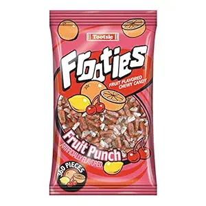 Tootsie Roll Red Frooties - 2 Pound Bag of Individually Wrapped Chewy Candy – Gluten Free, Peanut Free – Fruit Punch, 38.8 oz.
