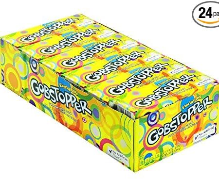 Gobstopper Original Everlasting, 24 Count (SUGAR CANDY - REGULAR SIZE)