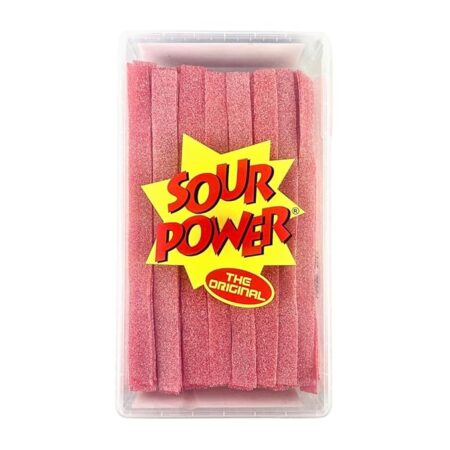 Sour Power Belts, Strawberry (150-Count Belts), 42.3 Ounce Tub