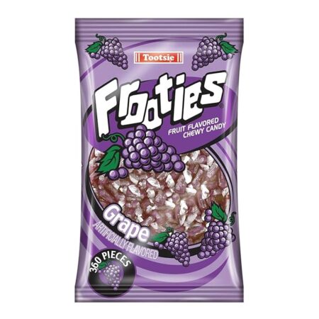 Tootsie Rolls Frooties Grape Candy (360 Count), 38.8oz