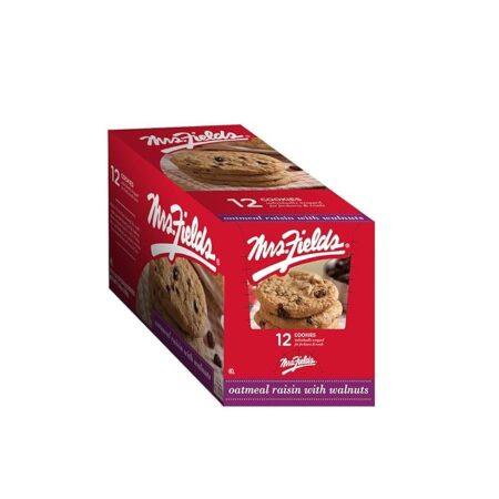 Mrs. Fields Oatmeal Raisin with Walnuts Cookies, 12 count(2.1 oz per unit)