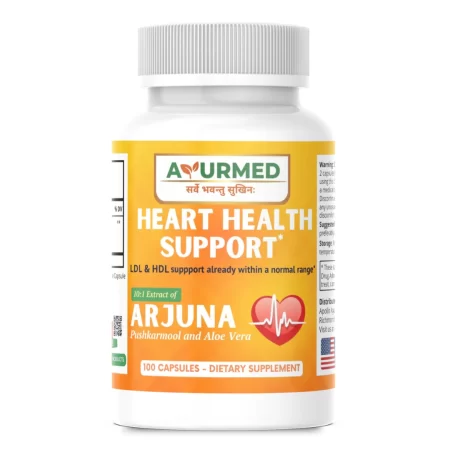AYURMED HEART HEALTH SUPPORT -100 CAPSULES