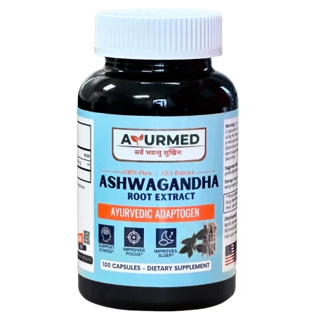 ASHWAGANDHA AYURVEDIC ADAPTOGEN - 100 CAPSULES