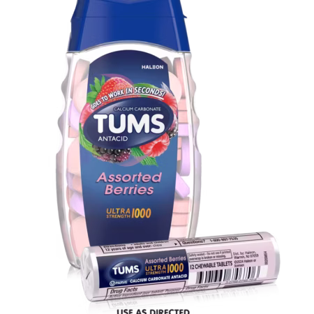 Tums Actacid assorted berries ultra strength 1000 12ct each