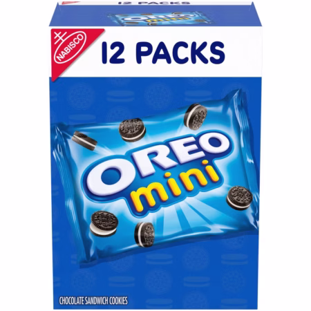NABISCO Oreo mini Chocolate Sandwich Cookies 1oz 12ct 336g