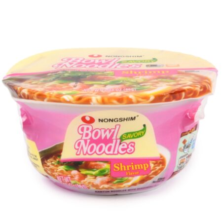 Nongshim Bowl Noodles Savory Shrimp flvr 3.3oz 12ct 1.3kg