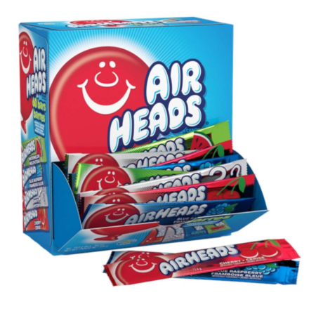 AIRHEADS candy bonbons 60 bars barres assorted flavour