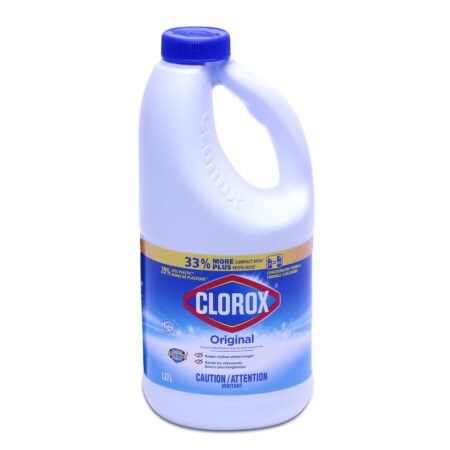 Clorox Concentrated Bleach Plastic Bottle 1.27 L 6 ct