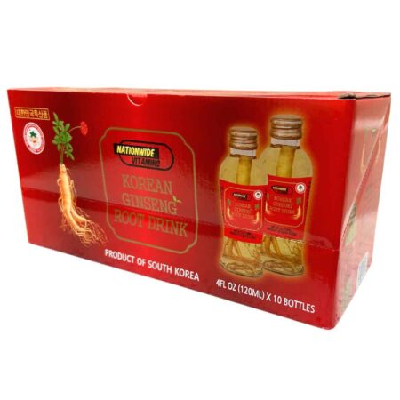 Nation wide vitamins Korean Ginseng Root drink 10ct