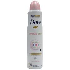 Dove invisible care tested on 100 colours 250ml each