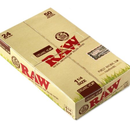raw slow burning organic hemp papers 24ct