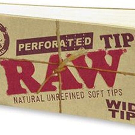 raw authentic perforatedwide tips 50ct/bx