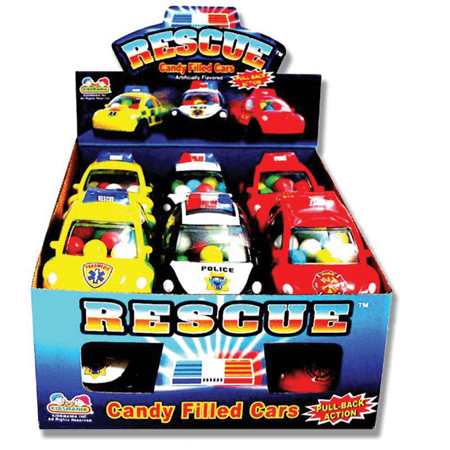 RESCUE CANDY CARS 12 CT
