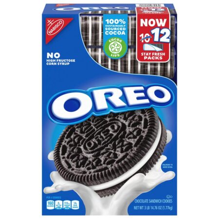 NABISCO OREO Chocolate Sandwich Cookies 14.76oz 1.77kg