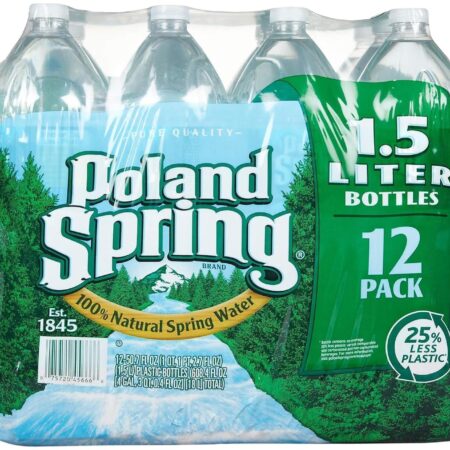 Poland Spring, 1.5 liter ,12 ct