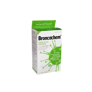 Broncochem cold & flu caplets 50ct