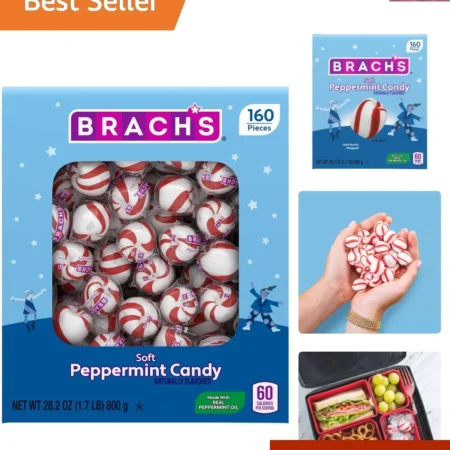 Brachs Soft Peppermint Candy 160ct/bx