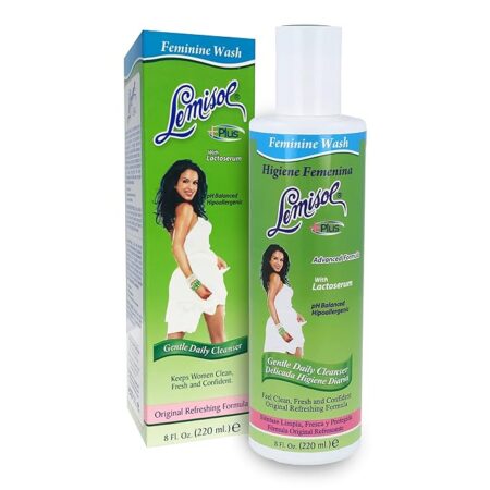 Lemisol Feminine Wash, Daily Cleanser, Hypoallergenic, 8 FL Oz pack 2