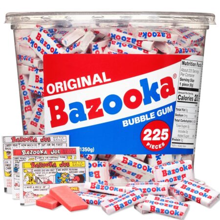 Orignal Bazooka Bubble gum Jar 225ct