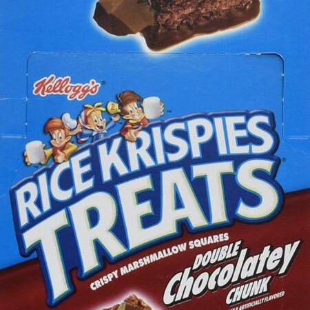 Kelloggs rice krispies treats double chocolatey chunk 20ct bars 737g