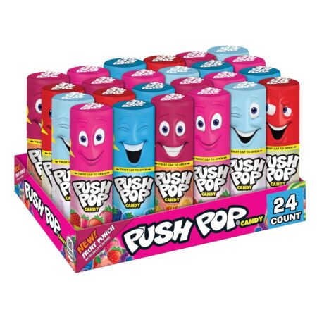 Push pop candy 24ct