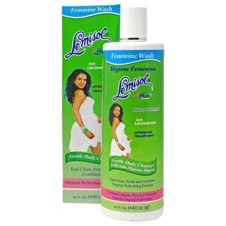 Lemisol Feminine Wash, Daily Cleanser, Hypoallergenic, 16FL Oz pack 2