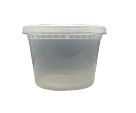 16oz Heavy Duty Deli Container with Lids Combo 240ct