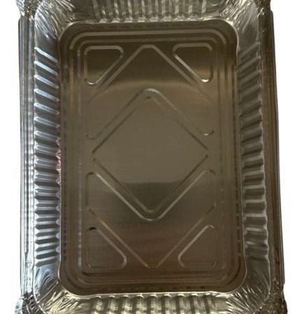 768 1.5 lb Oblong Pan Shallow Aluminum HR 500ct