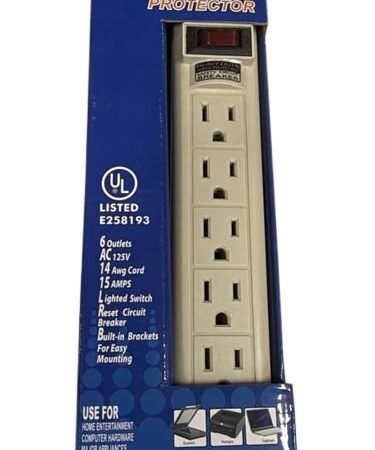 Metro 6 outlet power strip each