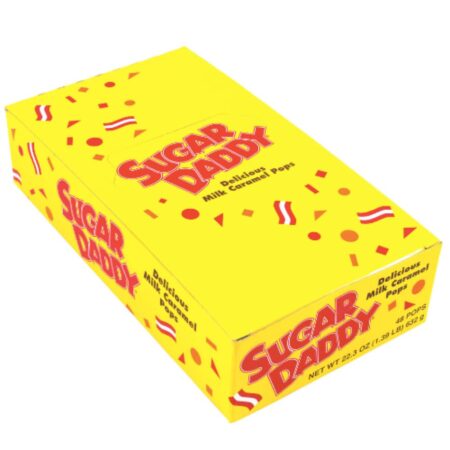Suger Daddy Delicious Milk Caramel Pops 48ct 632g