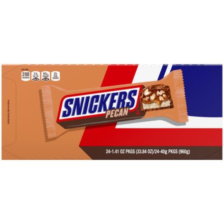 Snickers Pecan Share Size 24ct 2.82oz 1.91kg