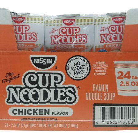 Nissin Cup Noodles Chicken Flvr 24ct 2.5oz 1.70kg
