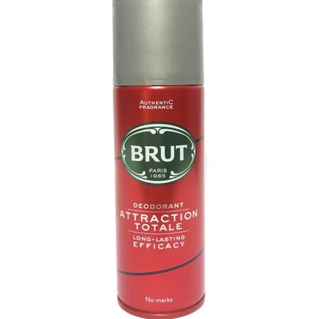 Attraction Totale Deodorant Body Spray by Brut for Men - 6.7 oz Deodorant Spray