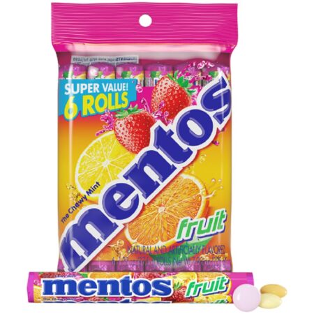 mentos fruit 16ct 600g