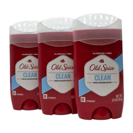 P & G Aluminum Free Old Spice - Clean 3ct