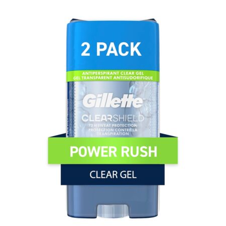gillette antiperspirant gel power rush 70ml 6ct