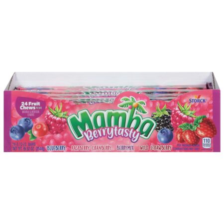storch Mamba berrytasty 18 Fruit chews/bar 24ct