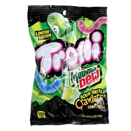 Trolli mountain dew sour brite Crawlers 4.5oz each