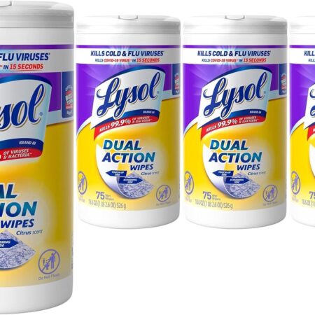 Lysol lingettes 75 wipes Band new day