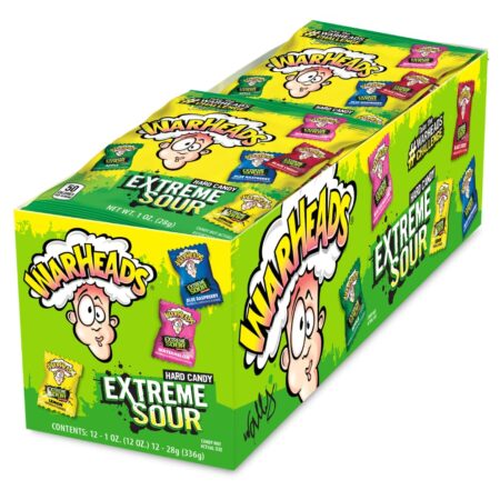 warheads extream soure hard candy 12ct