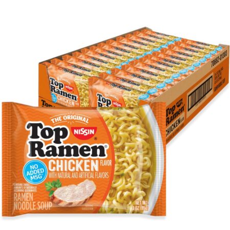 Top Ramen Chicken Flavr Noodle Soup 3oz 48ct 4.08kg