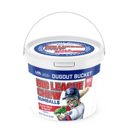 Dogout Bucket - Big League Chew Gumballs 80ct