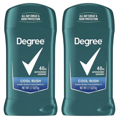 Degree sweat protection cool rush 48g each