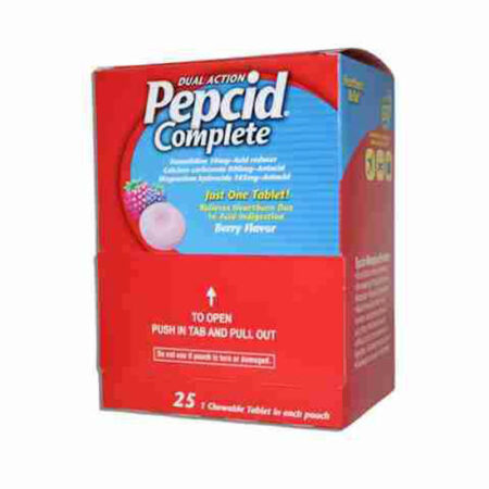 Dual Action Pepcid Complete Heartburn relief 25ct