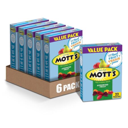 Motts Assorted Fruite 22.6g 90ct 2.04kg