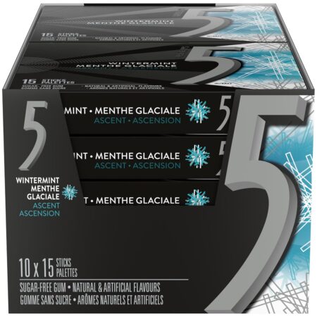 Wrigley's 5 Gum Wintermint Ascent 10ct